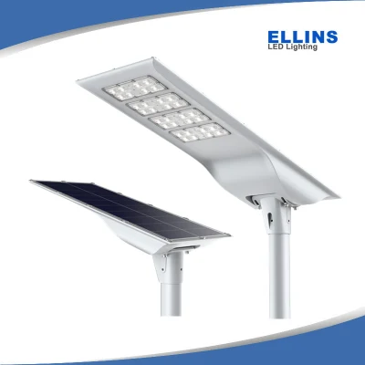 Lampione stradale solare integrato a LED per esterni IP66 30W 50W 60W 80W con sensore di movimento