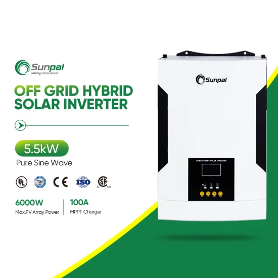 Sunpal 12V 24V 48V Monofase Invertito 3.5kw 5kw 5.5kw Sunon PRO off Grid L'inverter solare ibrido funziona senza batteria